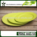 natural living bamboo plate